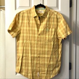 Penguin Classic Fit plaid Button down Short Sleeve